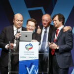 Fabrizio Viola, Andrea Ceccherini, Federico Ghizzoni e Carlo Messina