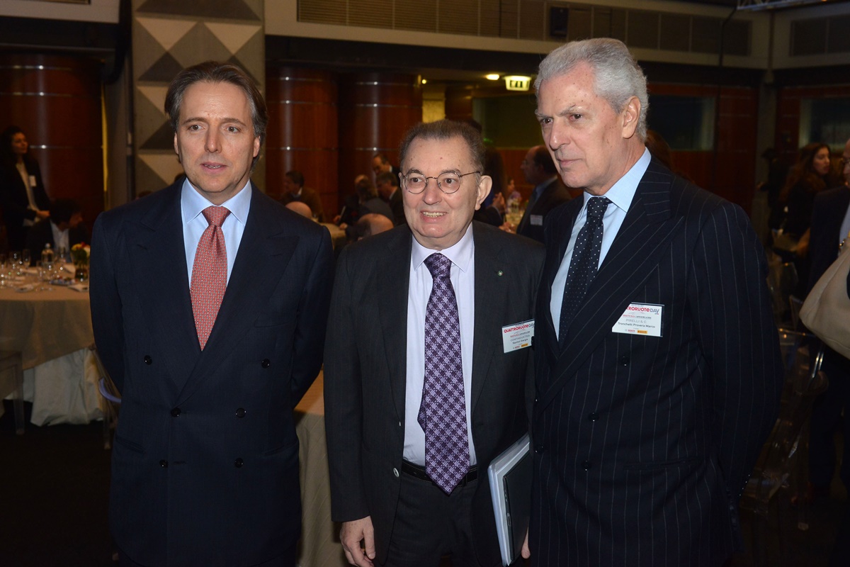 Andrea Bonomi, Giorgio Squinzi e Marco Tronchetti Provera (2013)