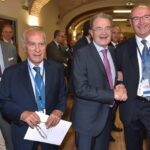 Roberto Nicastro, Giuseppe Vita, Romano Prodi e Federico Ghizzoni