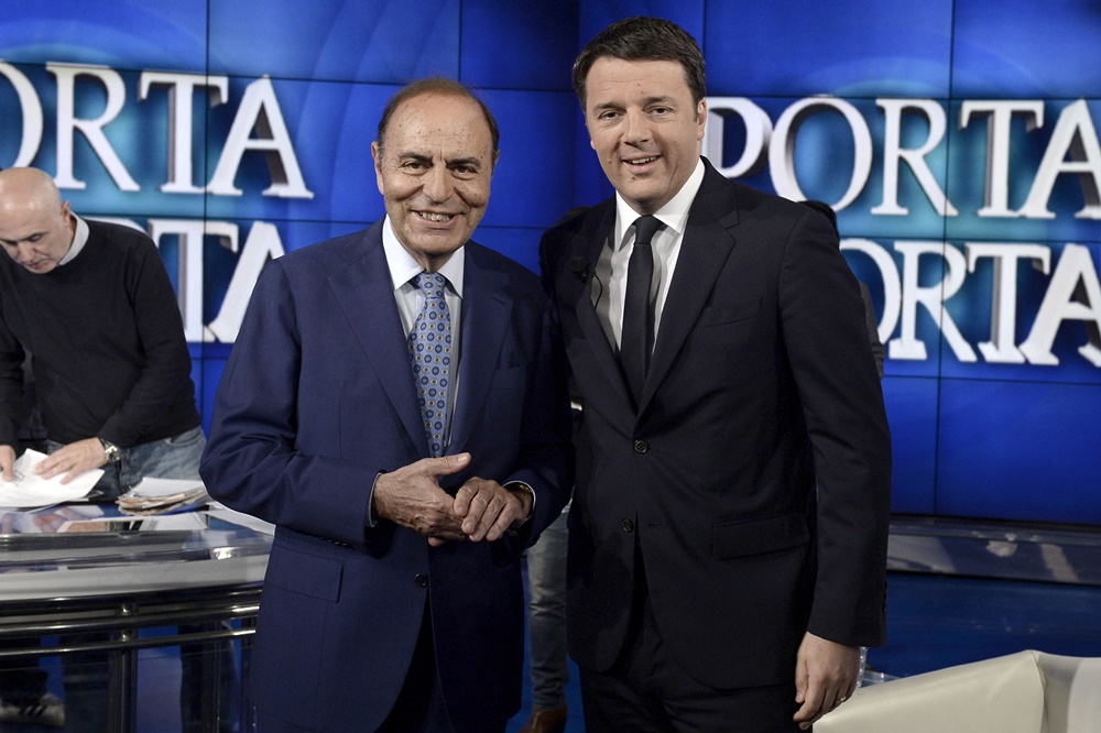 Bruno Vespa e Matteo Renzi