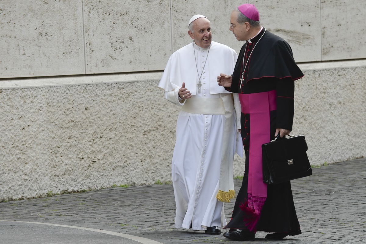 Jorge Maria Bergoglio e Tommaso Caputo