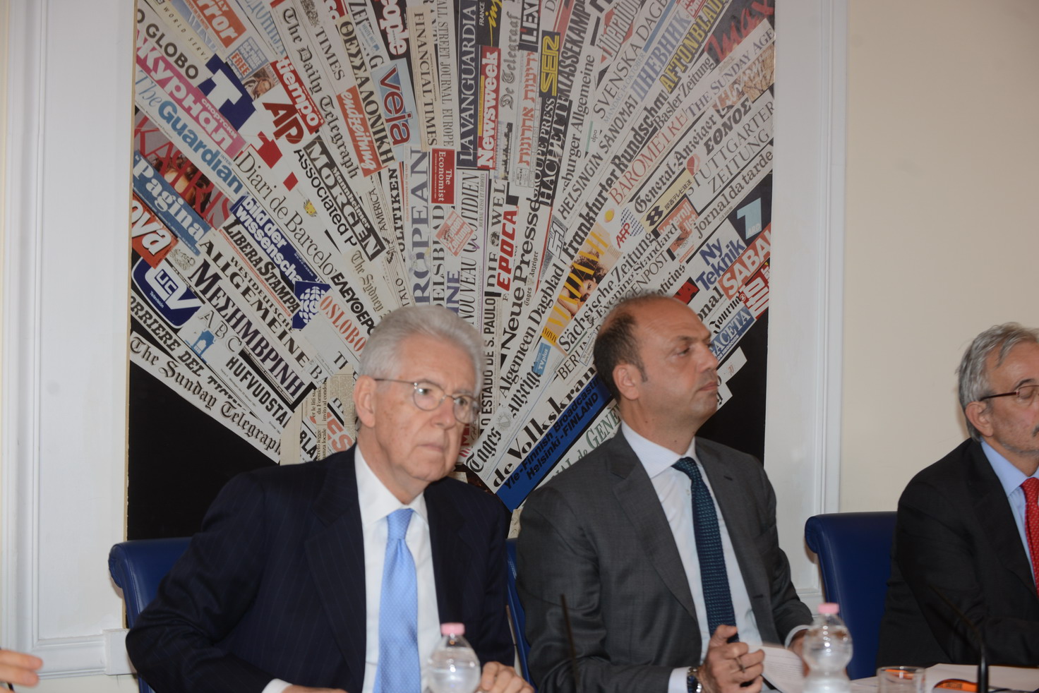 Mario Monti e Angelino Alfano
