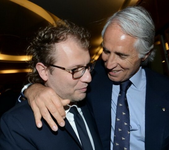 Tavecchio, Luca Lotti e Giovanni Malagò