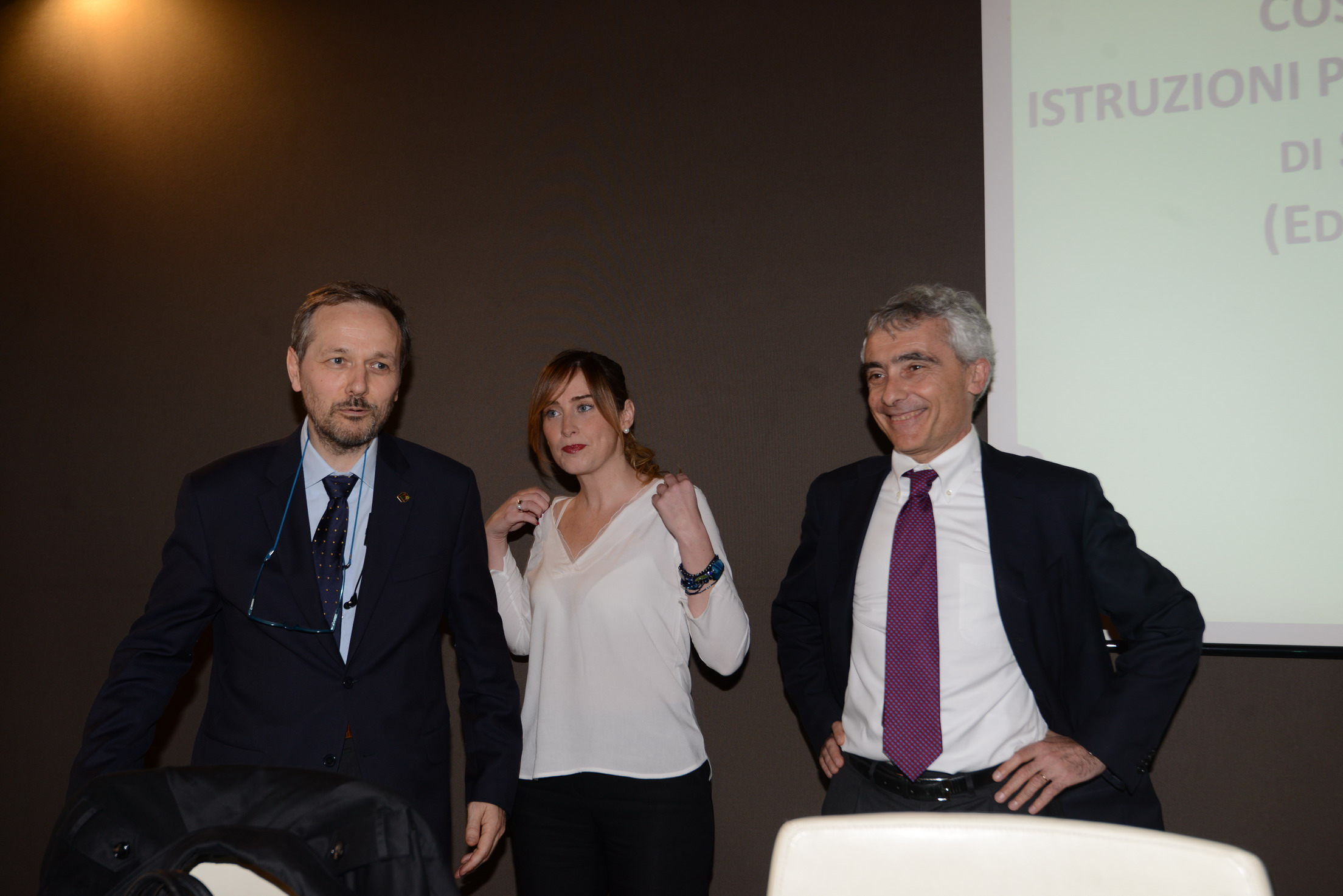 Stefano Quintarelli, Maria Elena Boschi e Tito Boeri