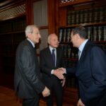Luciano Violante, Gianni Letta e Renato Schifani