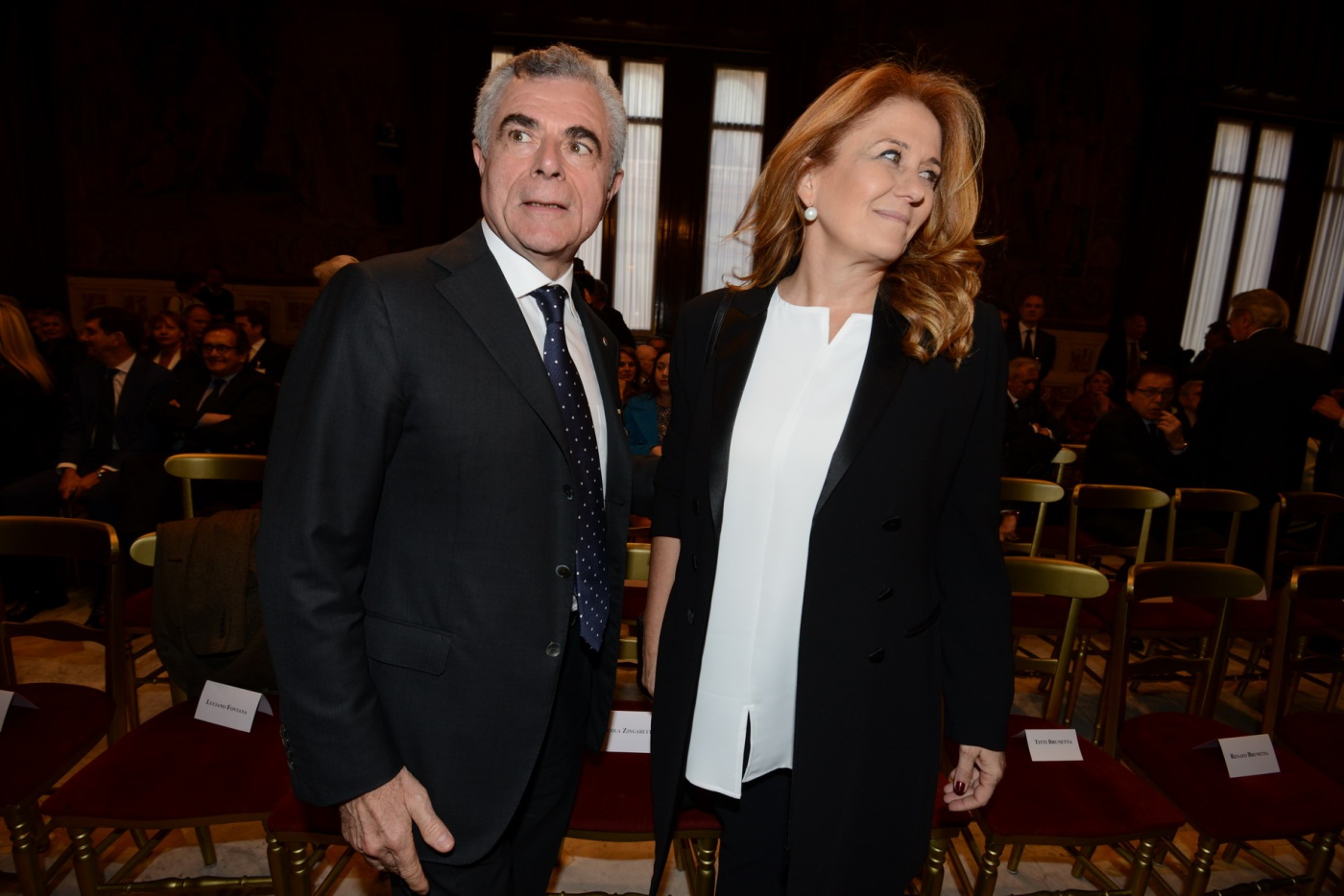 Mauro Moretti e Monica Maggioni