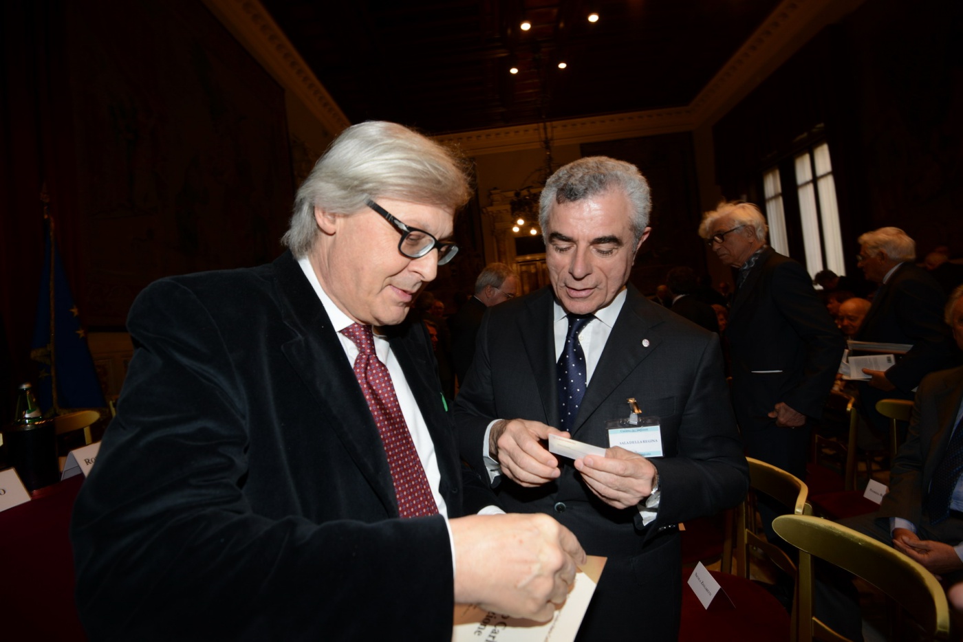 Vittorio Sgarbi e Mauro Moretti