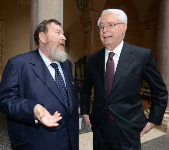 Giuliano Ferrara e Cesare Geronzi