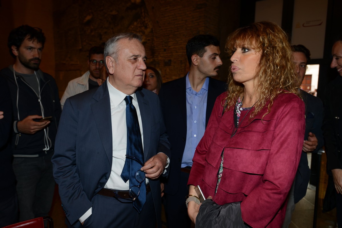 Maurizio Sacconi e Alessandra Mussolini