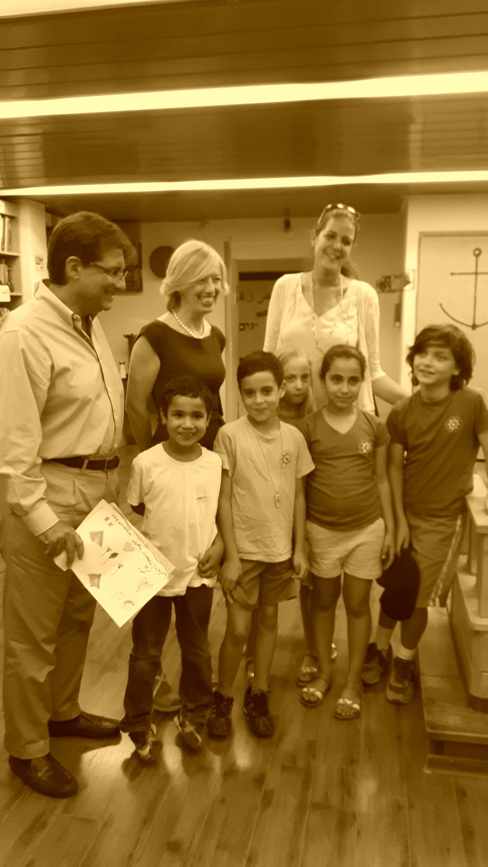 Stefania Giannini in visita presso una scuola arabo-israeliana