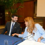Andrea Fabiano e Monica Maggioni