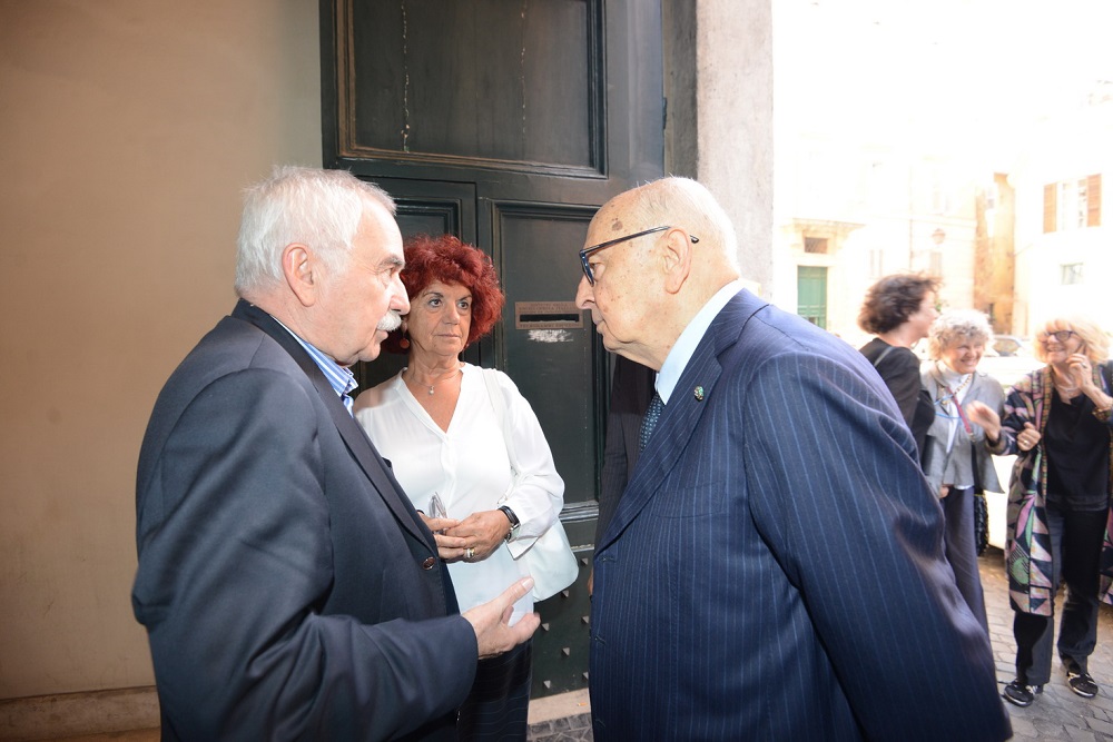 Ugo Sposetti, Valeria Fedeli e Giorgio Napolitano