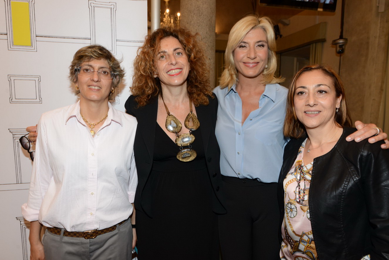 Giulia Bongiorno, Patrizia Ravaioli, Myrta Merlino e Silvana Roseto
