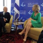 Stefania Giannini e Shimon Peres