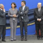 Pietro Grasso, Laura Boldrini, Matteo Renzi e Paolo Grossi