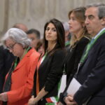 Rosy Bindi, Virginia Raggi, Maria Elena Boschi e Maurizio Gasparri