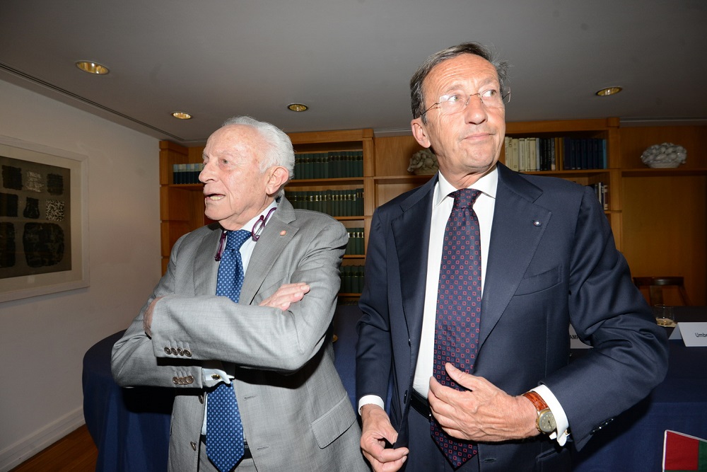 Luigi Ramponi e Gianfranco Fini
