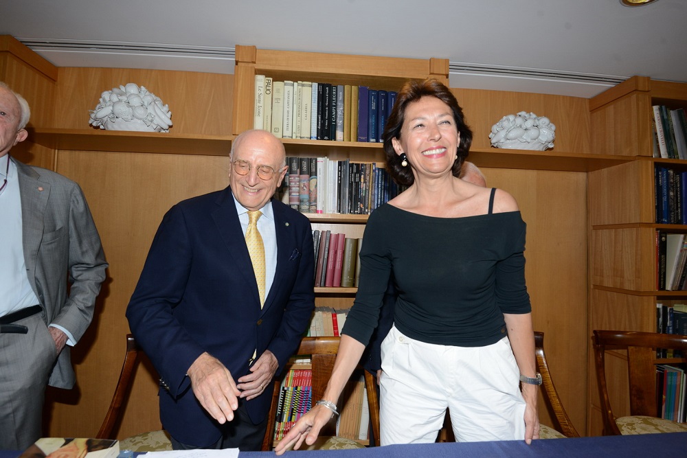 Umberto Vattani e Carmen Lasorella