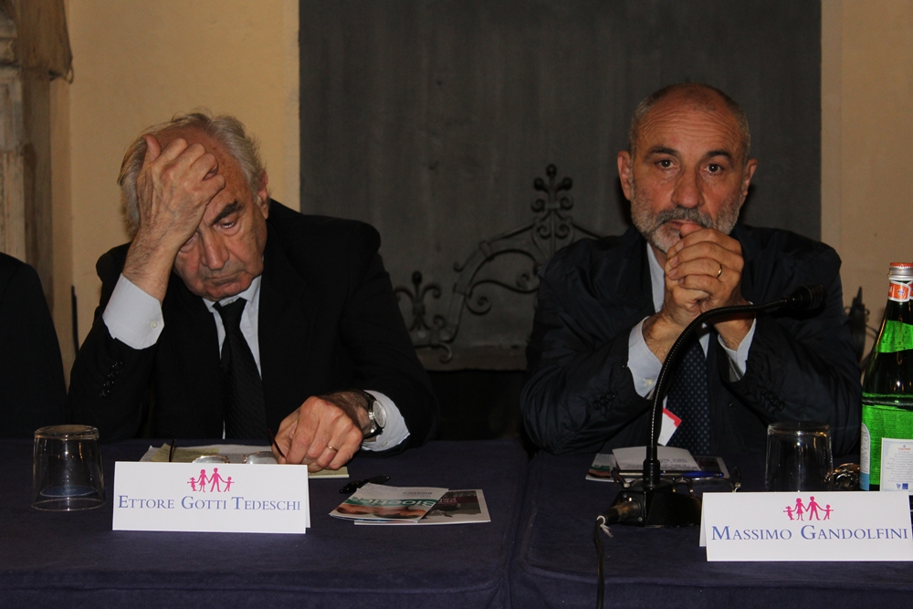 Ettore Gotti Tedeschi e Massimo Gandolfini