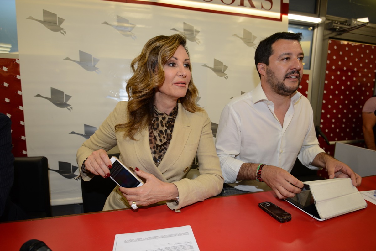 Daniela Santanchè e Matteo Salvini