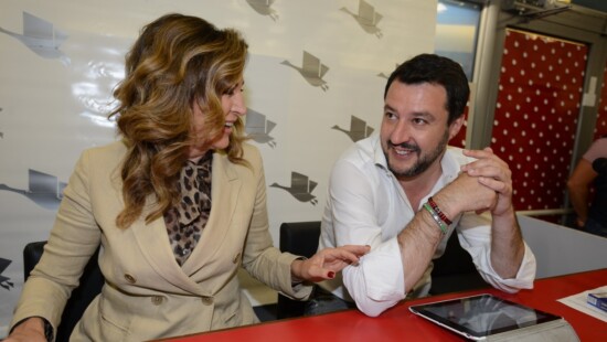 Daniela Santanchè e Matteo Salvini