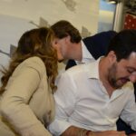 Daniela Santanchè, Matteo Salvini e Nicola Porro