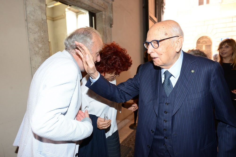 Paolo Franchi, Valeria Fedeli e Giorgio Napolitano