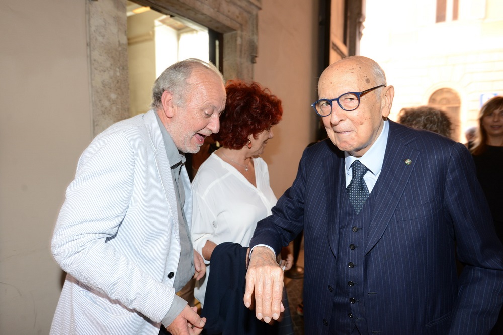 Paolo Franchi, Valeria Fedeli e Giorgio Napolitano