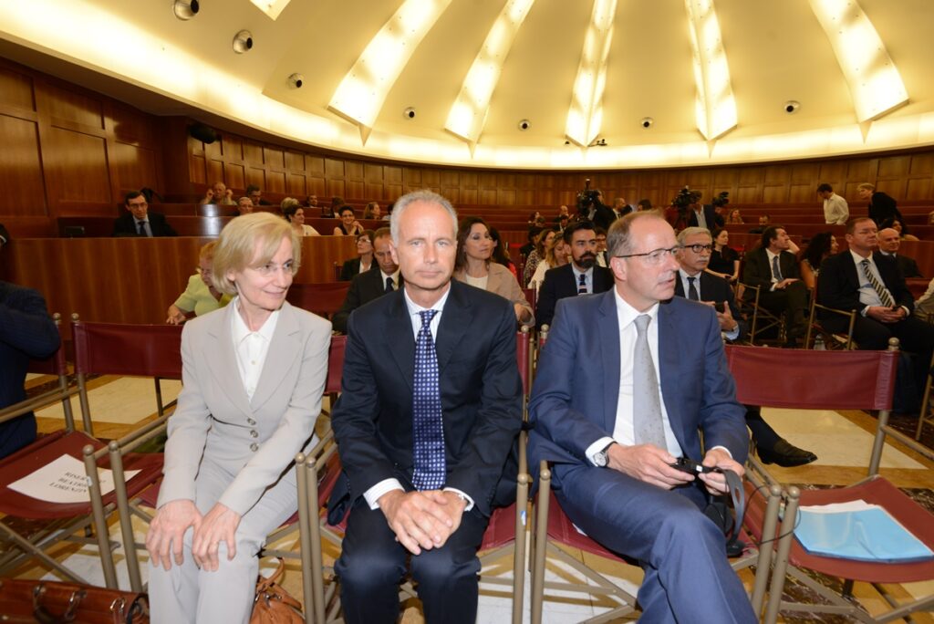 Lucia Monaco, Alessandro Aiuti e Andrew Witty