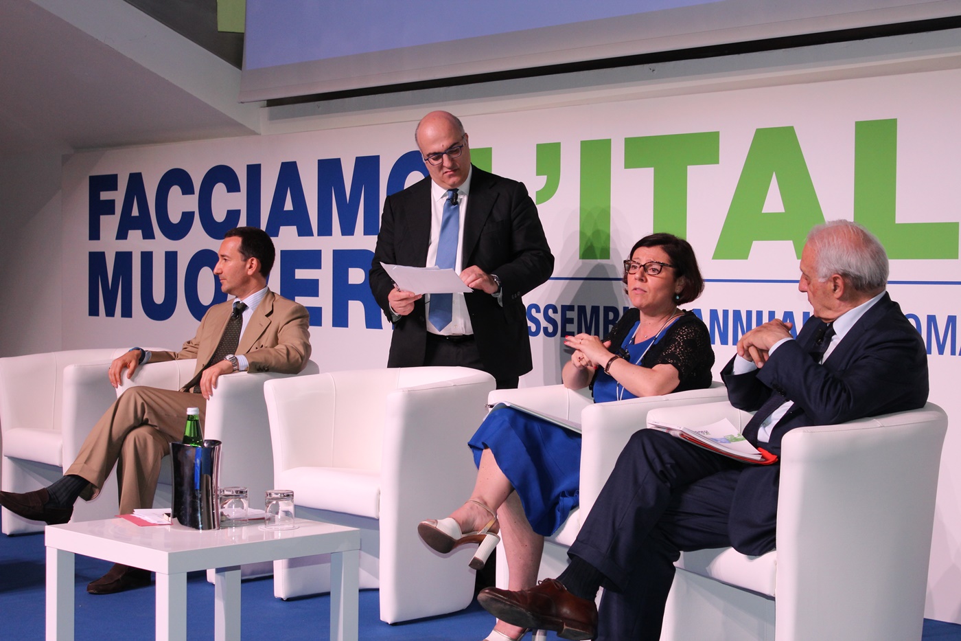 Guido Ottolenghi, Mario Sechi, Paola De Micheli e Gianfraco Borghini
