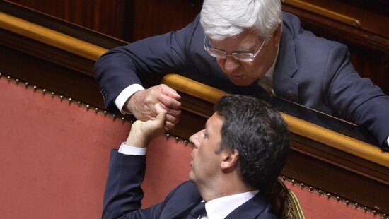 Paolo Romani e Matteo Renzi