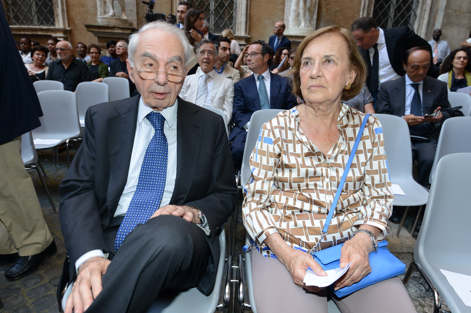 Giuliano Amato e Diana Vincenzi