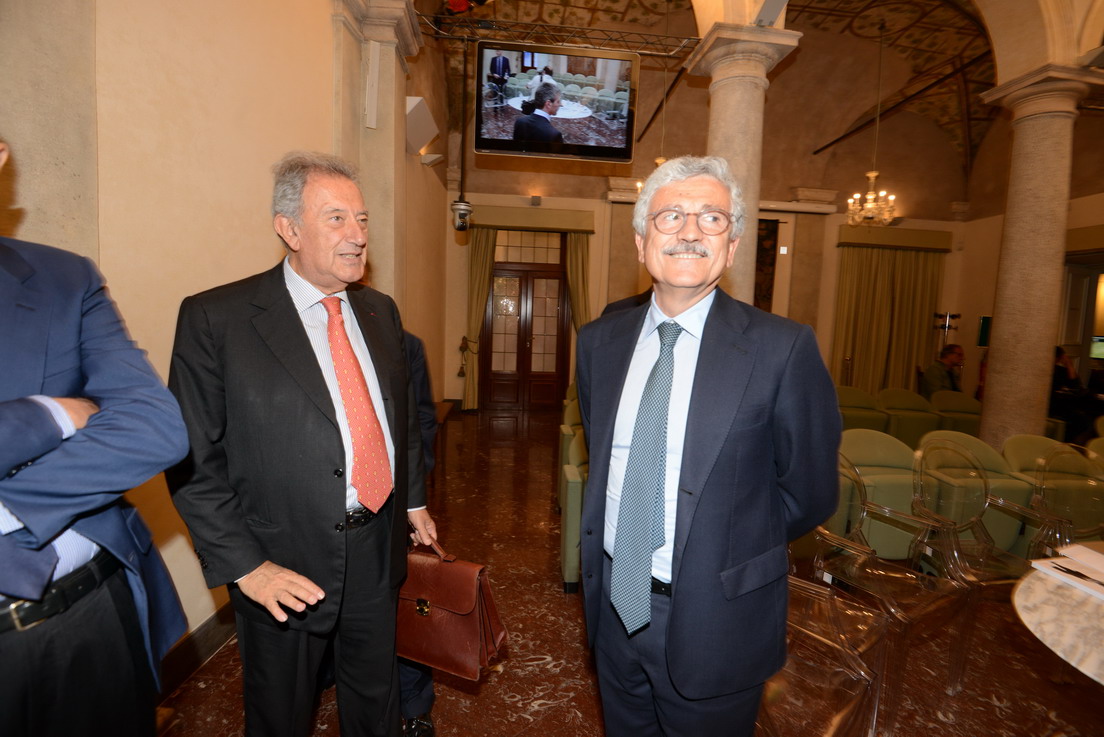 Augusto Fantozzi e Massimo D'Alema