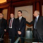 Antonio Spadaro, Carlo Colomba, Luigi Di Maio e Piero Schiavazzi