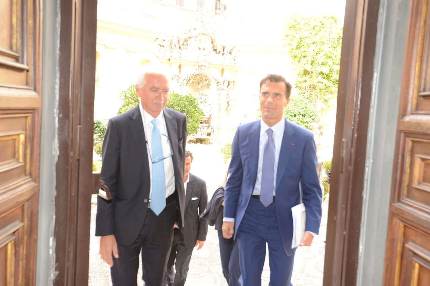 Giuliano Zoppis e Sandro Gozi