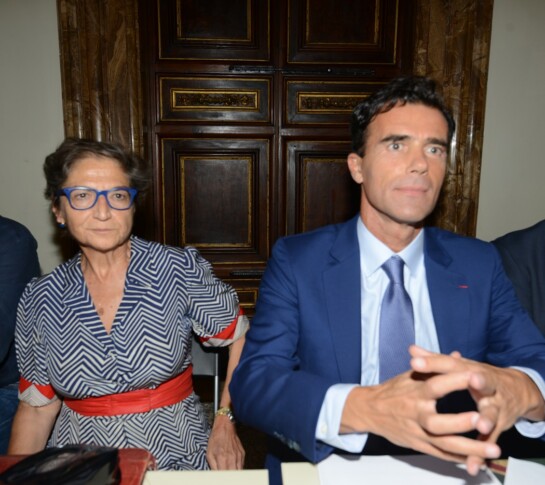 Cristina Ravaglia e Sandro Gozi