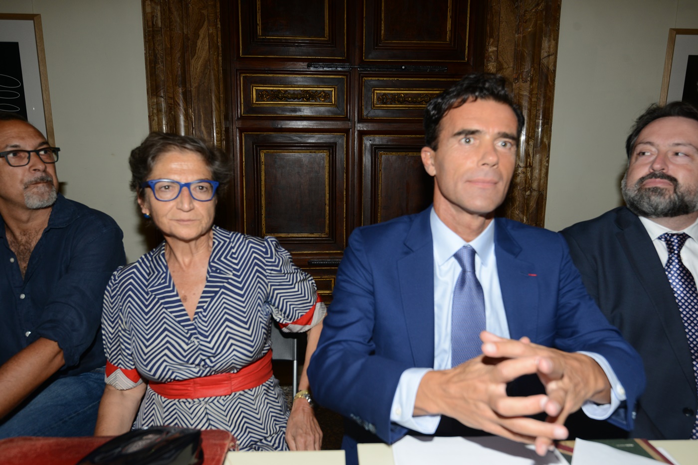Cristina Ravaglia e Sandro Gozi