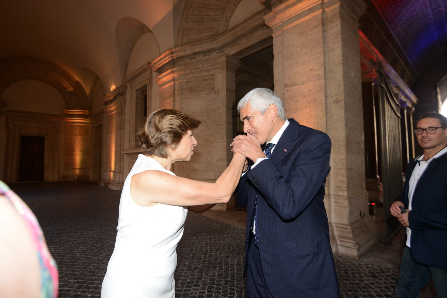 Catherine Colonna e Pier Ferdinando Casini