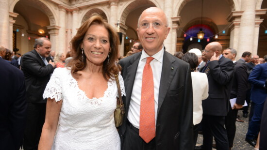 Antonio Patuelli e moglie