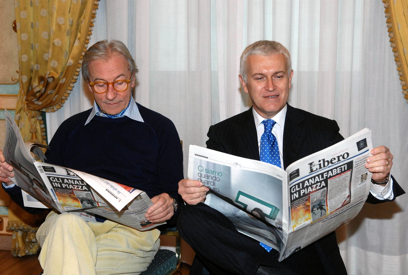 Vittorio Feltri e Maurizio Belpietro