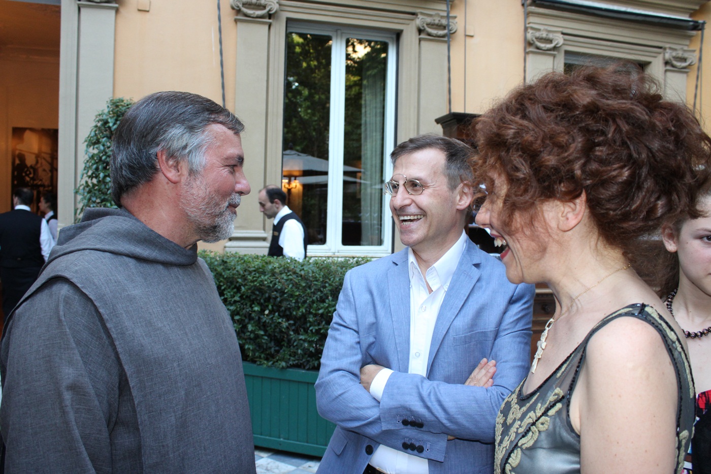 Laurent Mazas, Francesco Sorti e Rita Monaldi