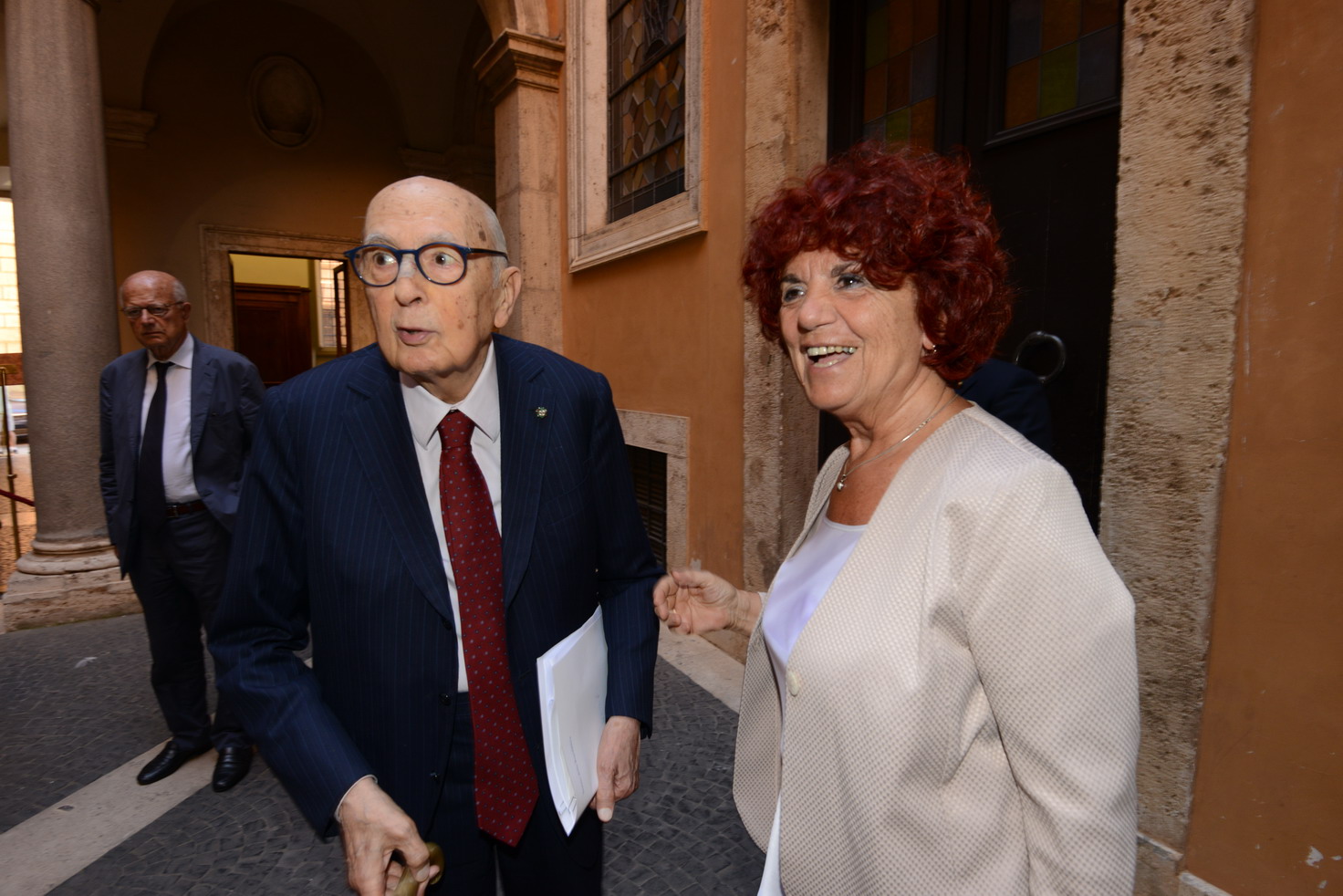 Giorgio Napolitano e Valeria Fedeli