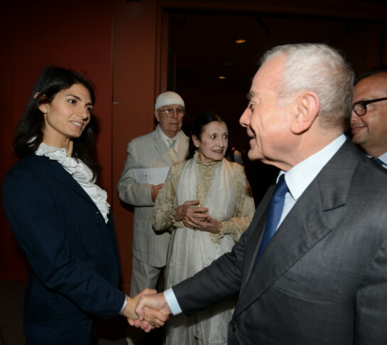 Virginia Raggi e Gianni Letta