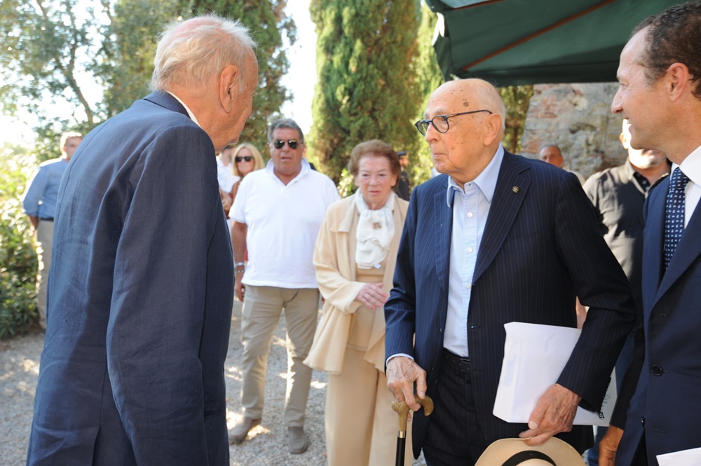 Giorgio Napolitano e Nicola Caracciolo