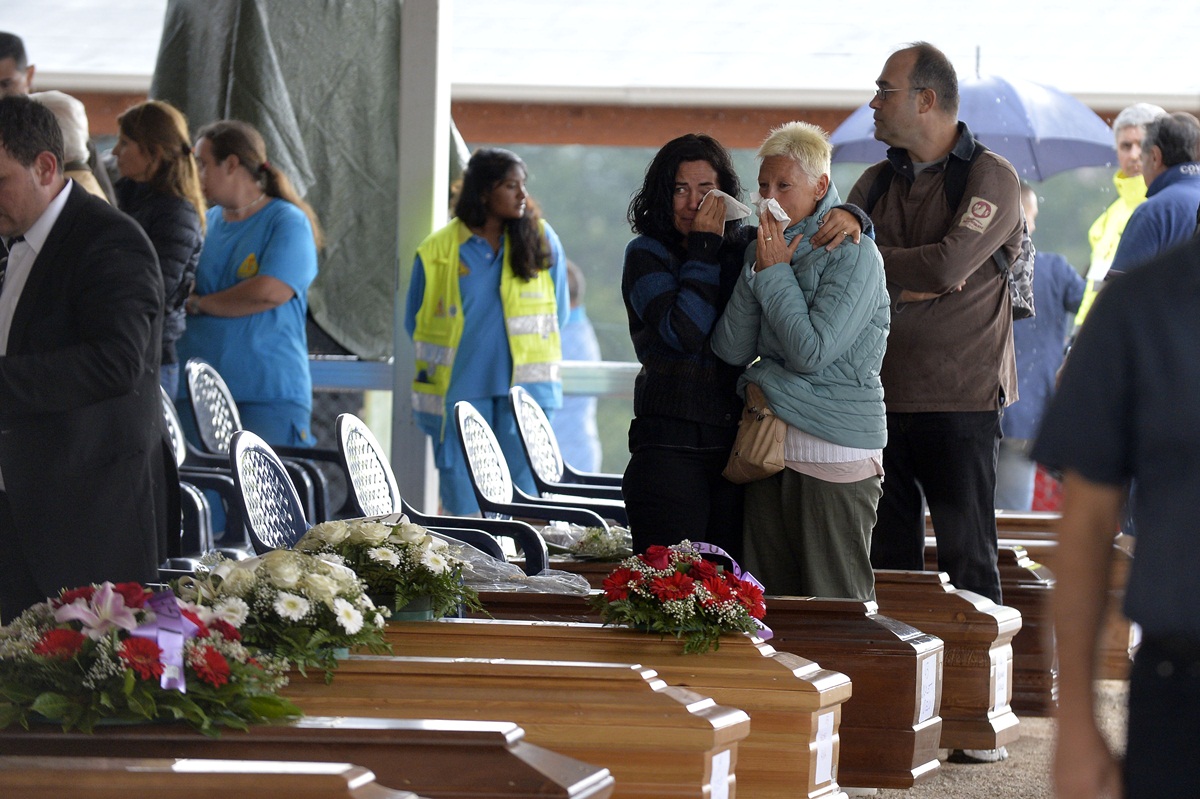 Amatrice, funerali solenni vittime del terremoto