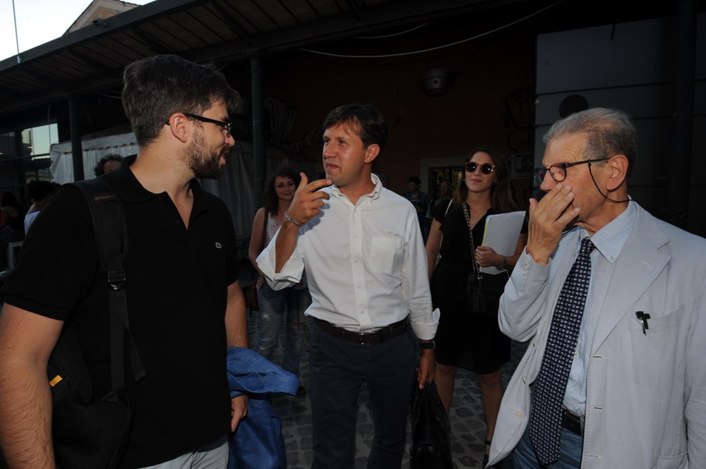 Stefano Feltri, Dario Nardella e Salvatore Settis
