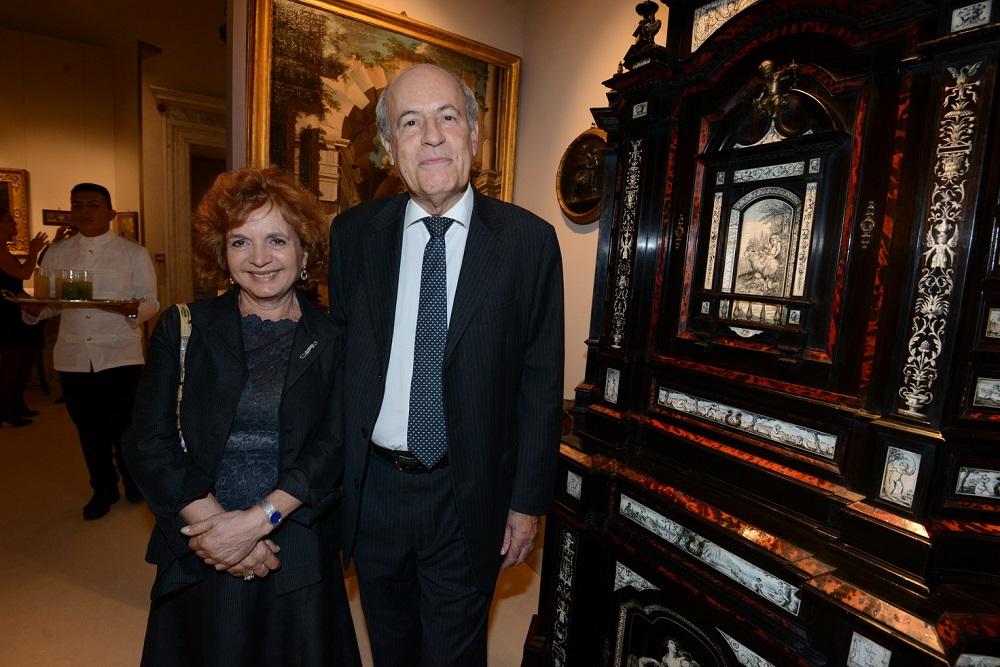 Claudio Strinati e Annarosa Mattei