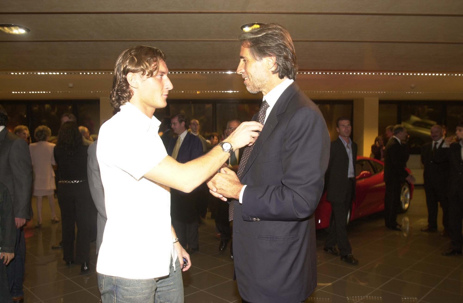 Francesco Totti e Giovanni Malagò