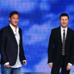 Francesco Totti e Fabio Fazio
