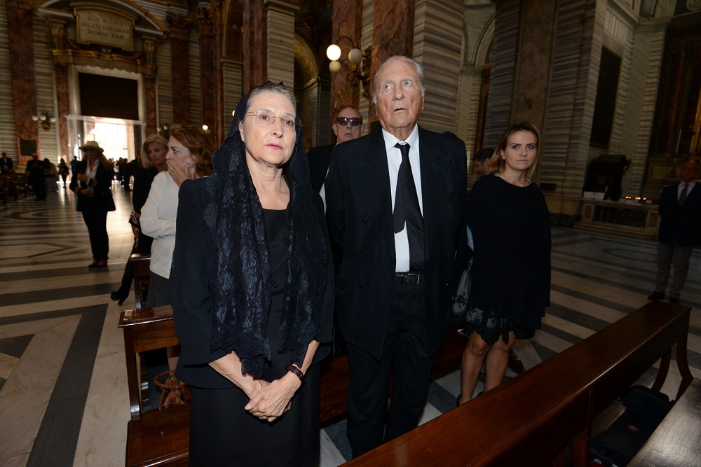 ll principe Raimondo Orsini con la moglie Katevan